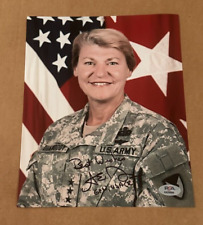 GENERAL ANN DUNWOODY SIGNED 8X10 PHOTO PSA/DNA COA AUTHENTIC MILITARY #2 picture