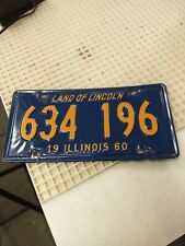 1960 illinois license plates picture