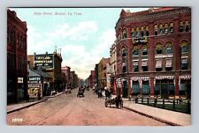 Bristol TN-Tennessee, State Street, Advertising, Antique, Vintage Postcard picture