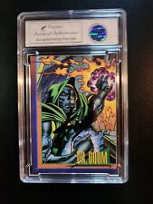 1993 Marvel Trading Card- Doctor Doom - Signed By Stan Lee picture