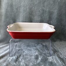 Emile Henry 96 14 Red Baking Dish 7.5” X 9” Casserole Handle picture