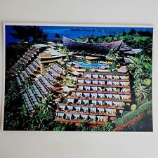 Vintage 1987 Postcard Hotel Tahara Resort In Tahiti French Polynesia Gorgeous 👀 picture