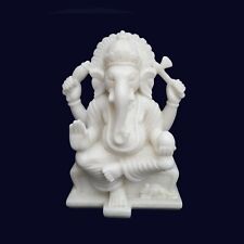 Divine Blessings: Handcrafted Marble Ganesh Statue for Home picture
