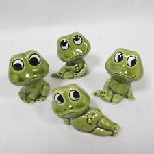 Vintage Neil the Frog Figurines Set of 4 Sears picture