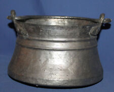 ANTIQUE HAND MADE FOLK TINNED COPPER BUCKET picture