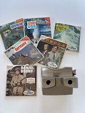 Vintage GAF Viewmaster Viewer View Master Tan Brown 1970s With Reels picture