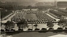 Vintage 1934 Aerial Photo Schenley Plaza Football Pittsburg vs USC Parking Lot picture