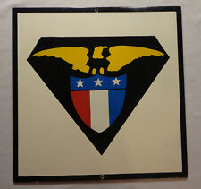 RARE WW1 Central Records Office AEF Isorel Masonite SSI Enameled Sign picture