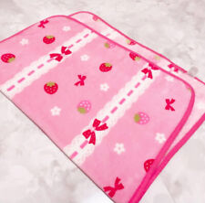 70 x 100cm size mother garden pink strawberry kawaii blanket mezzo piano anime picture