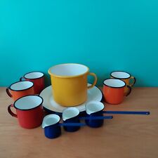Vintage 1970's Enamelware  Made In Poland Huta Silesia picture