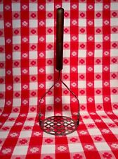 Vintage Robinson Knife Co Stainless USA Potato Masher Wood Handle VGUC picture