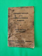 1947 Federal Motor Truck Company Owners Manual Models 45q-45q2- 55q-55q2-55qa picture