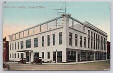 Ottumwa Iowa IA, Elks Building, Old Antique Cars, Vintage Antique 1912 Postcard picture