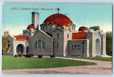 Minneapolis Minnesota MN Postcard Lakewood Chapel Exterior 1913 Vintage Antique picture