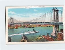 Postcard Manhattan Bridge, New York City, New York picture