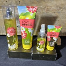 LOVE AND SUNSHINE  Bath & Body Works Cream and Fragrance Mist     picture