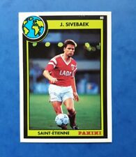 JOHN SIVEBAEK #65 AXIS ST ETIENNE PANINI FOOTBALL CARDS 1992-1993 picture
