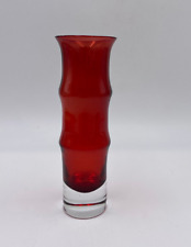 Vintage Aseda Swedish Red Glass 6