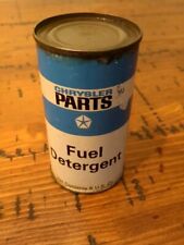 Vintage 1960's Chrysler Parts/Mopar FUEL DETERGENT NOS Can/Tin Gas/Oil a15 picture