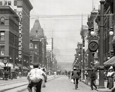 1908 DENVER Colorado Street Scene PHOTO (171-F) picture