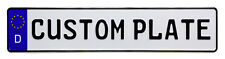 Custom German License Plate with Small Font - Fits 11 characters picture
