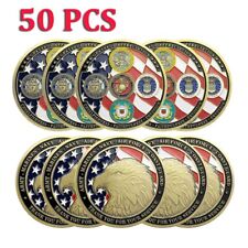 50PCS Challenge Coin US Military Family Thank You For Your Service Commemorative picture