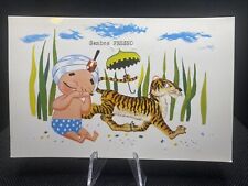 SAMBO'S Picture Story Series #5 Tiger Comic Pancake Restaurant  Postcard E2 picture