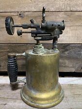 Antique Brass Kerosene Blow Torch, Untested picture