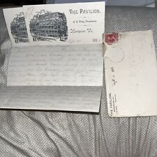 Antique 1939 Letter Hotel Terry Letterhead Fremont Nebraska NE History picture