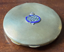 Antique Royal Gift King George VI Queen Elizabeth Asprey Silver Gilt Compact picture
