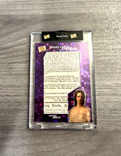 2021 Pieces of the Past MARY TODD LINCOLN Purple Sparkle Newpaper Relic  1 of 1 picture