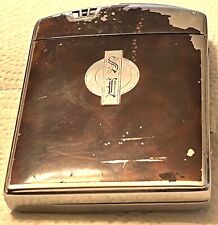 Vintage Ronson Lighter Cigarette 20 Pack Case Engraved picture