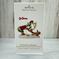 Hallmark Keepsake Ornament -2010 -“All I Need is a Reindeer”- Dr. Seuss- Grinch picture