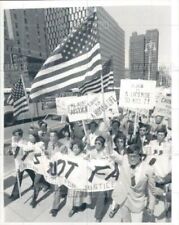 Orig 1983 press photo Demonstration & Protest picture