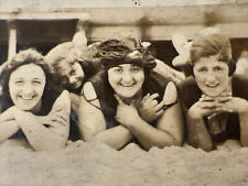 vtg 1917 ATLANTIC CITY beach NEW JERSEY Snapshot Photo CAMMAROTA picture