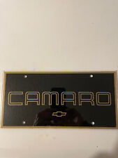 NEW CAMARO LICENSE PLATE picture