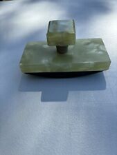 Vintage Green Marble Writing Ink Blotter - Desk Accessory - Collectible picture