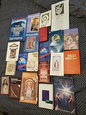 21 Lot Super Rare Vintage Original Religious Sacred Books Pamphlets Christian  picture