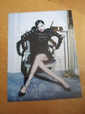 Sexy SHU QI handsigned 8x10 IN PERSON Rare picture