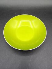 Small Emalox Norway green enamel ware dish 5 1/2” MCM picture