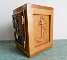 Vintage Post Office Door (1964) Mail Box Piggy Bank (Anchor) picture