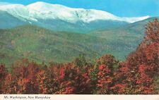 Mount Washington - Beautiful Autumn Fall Foliage - New Hampshire NH - Postcard picture
