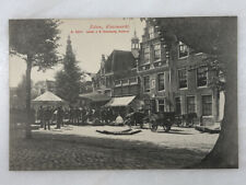 1907 Dutch EDAM CHEESE MARKET Netherlands Kassmarkt Antique Postcard EX picture