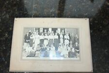 Vintage Black & White Photograph Cabinet Card High School Class Ca. 1920's picture