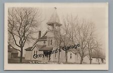 RPPC UP Church TINGLEY IA Iowa Vintage Real Photo Postcard picture
