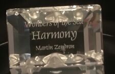 Swarovski Crystal SCS Title Plaque HARMONY Wonders of the Sea, ** MINT ** picture