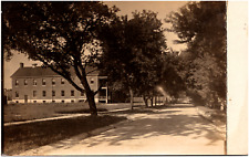 Barracks at Fort Omaha Nebraska NE US Army 1910s RPPC Postcard Photo picture