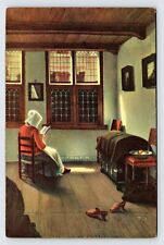 Interior of Dutch Drawing Room, Pieter Hooch,  Postcard  P7 picture