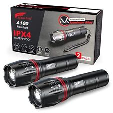 Tactical Flashlight, 2Pack 3000 High Lumens,Bright, Zoomable, Waterproof, picture
