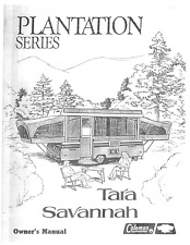 1985 COLEMAN Plantation Tara Savannah Pop Up Trailer Owners Manual Coil Bound picture